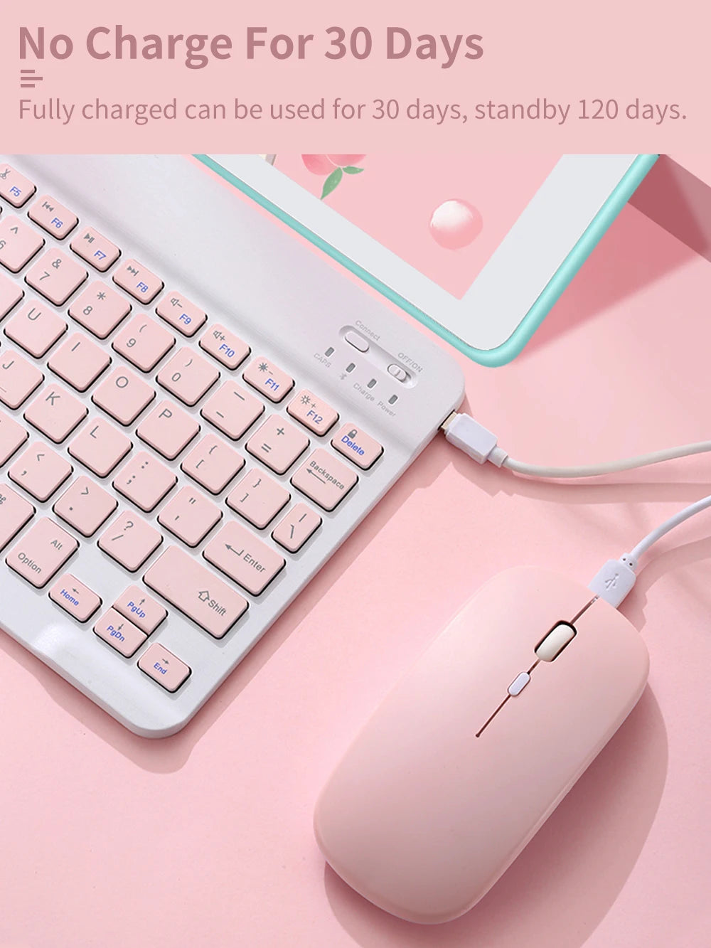 Universal Mini Wireless Keyboard & Mouse Combo: Seamless Connectivity for All Devices