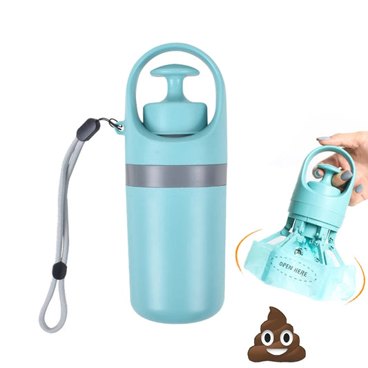 Grab & Go Pet Waste Solution: Lightweight Poop Scooper with Built-In Bag Dispenser and Claw Picker – Ideal Dog Clean-Up Tool!"