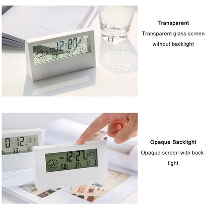 Smart Digital Alarm Clock: Sleek, Silent, and Multifunctional - Ideal for Students, Children's Bedrooms, and Bedside Use