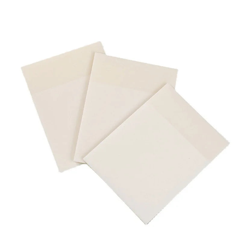 Set of 6 Transparent Sticky Note Books: Clear Scraping Stickers for School, Office, and More!