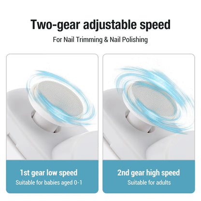 Introducing the 2-in-1 Electric Nail Clipper: Your Portable Solution for Effortless Manicures!"