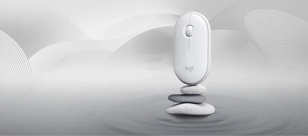 Logitech PEBBLE POP: Sleek, Silent, Wireless Mouse for Laptops and Tablets!"