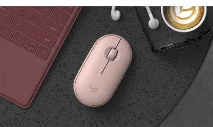 Logitech PEBBLE POP: Sleek, Silent, Wireless Mouse for Laptops and Tablets!"