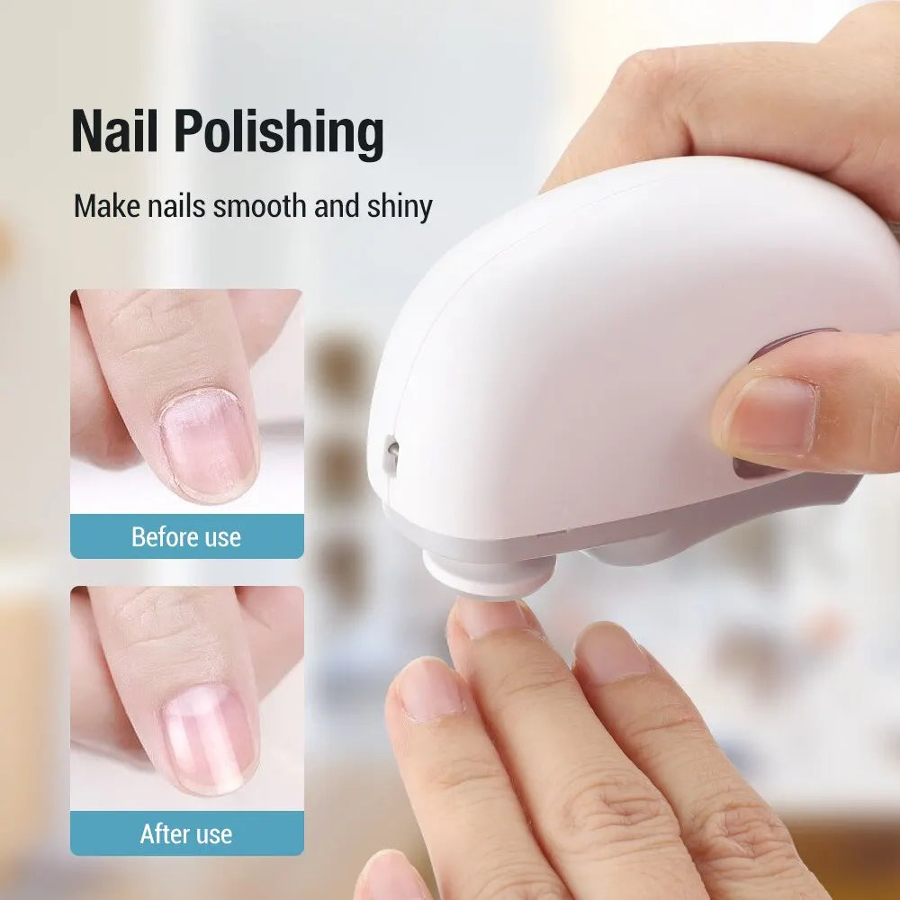 Introducing the 2-in-1 Electric Nail Clipper: Your Portable Solution for Effortless Manicures!"