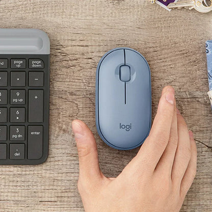 Logitech PEBBLE POP: Sleek, Silent, Wireless Mouse for Laptops and Tablets!"