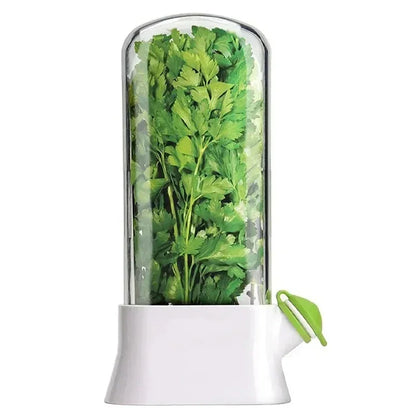 Fresh Herb and Vegetable Preservation: Herb Saver Storage Bottles for Refrigerator