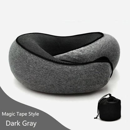 Travel Comfort Neck Pillow: Memory Foam Support for Restful Sleep Anywhere