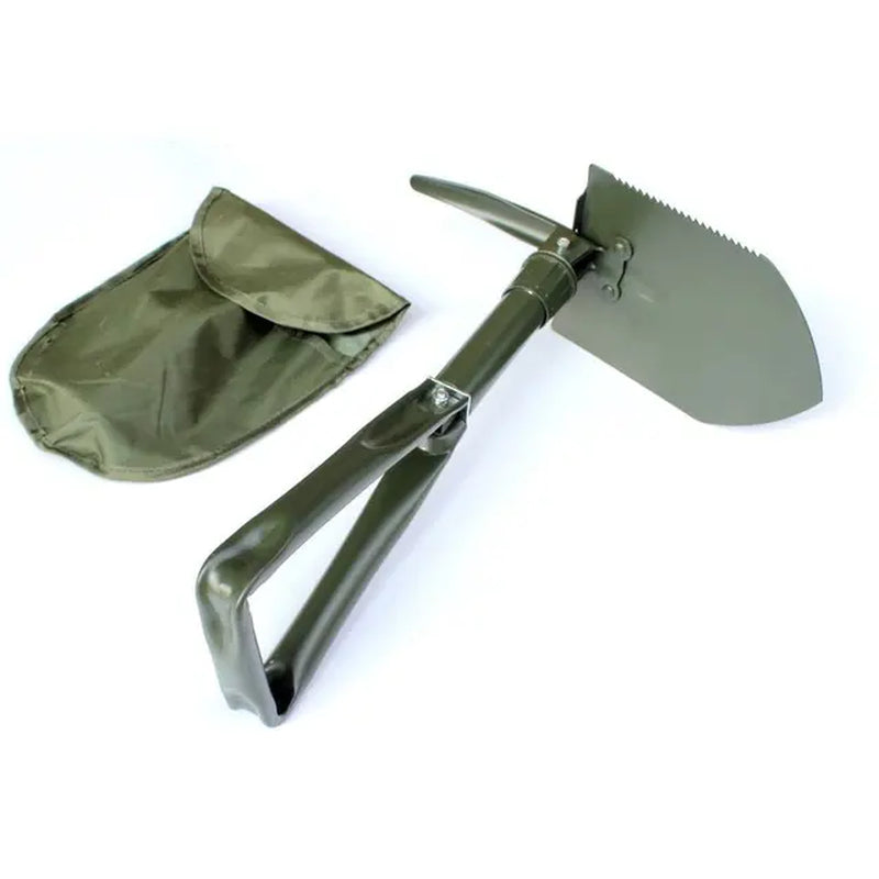 Portable Army Green Multifunctional Outdoor Shovel: Ideal for Camping and More!