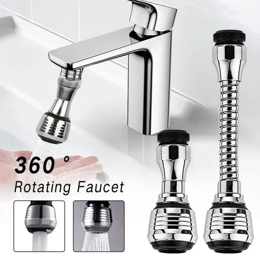 Dual Mode 360° Adjustable Faucet Extender: Save Water, Boost Pressure,