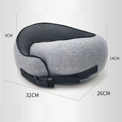 Travel Comfort Neck Pillow: Memory Foam Support for Restful Sleep Anywhere