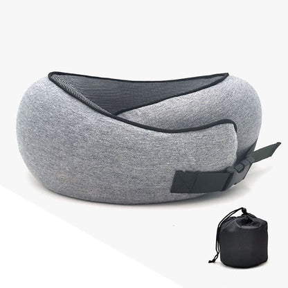 Travel Comfort Neck Pillow: Memory Foam Support for Restful Sleep Anywhere