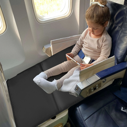 Portable Kids Travel Airplane Bed with Footrest Hammock: Extend Airplane Seat Comfort for Children