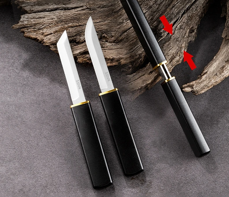 High-Grade Double Knife Stainless Steel Easy to Carry Knives High Hardness Fruit