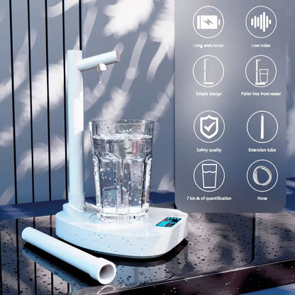 Water Dispenser Automatic Water Bottle Desktop Rechargeable Water Dispenser with Stand