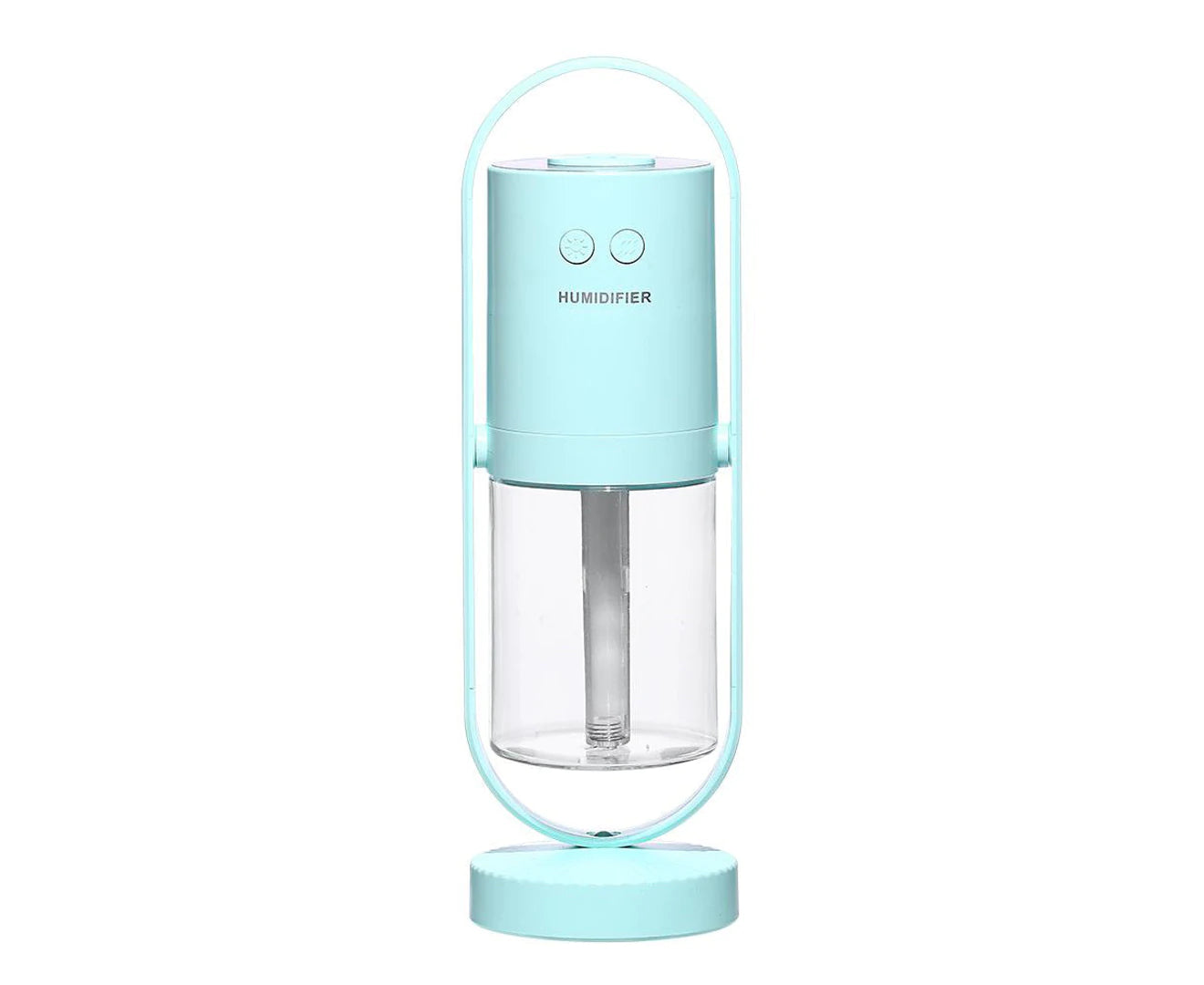 Magic Air Ion Ultrasonic Humidifier Air Mister- USB Charging - Light Blue