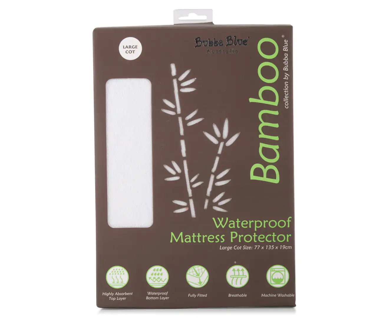 Large Cot Waterproof Mattress Protector