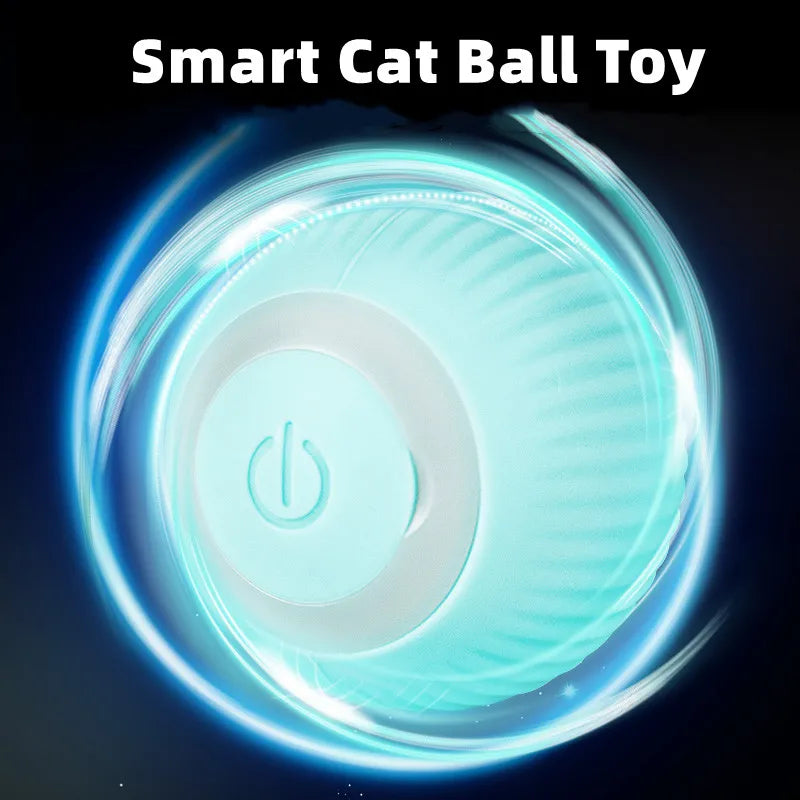 SmartPaws™ Interactive Electric Rolling Cat Ball: Engaging Self-Moving Toy for Feline Fun and Training!