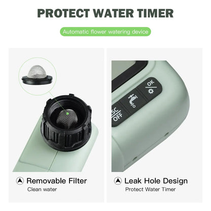 Automated Garden Water Timer: Intelligent Sprinkler System for Outdoor Water Conservation and Time Efficiency