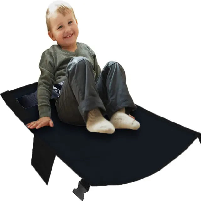 Portable Kids Travel Airplane Bed with Footrest Hammock: Extend Airplane Seat Comfort for Children