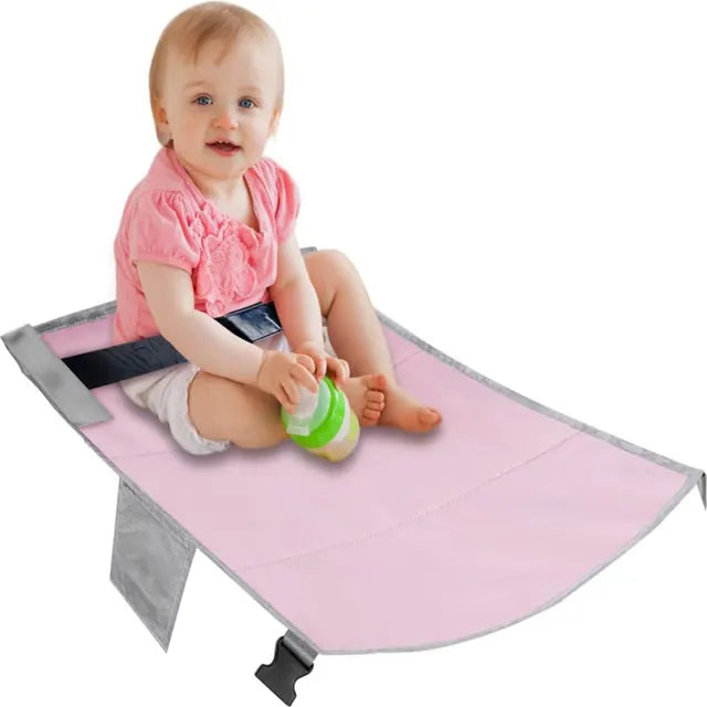 Portable Kids Travel Airplane Bed with Footrest Hammock: Extend Airplane Seat Comfort for Children
