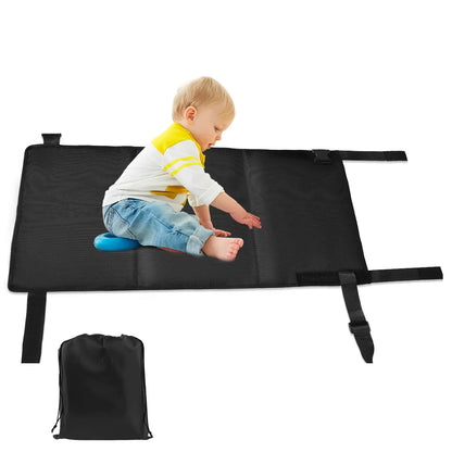 Portable Kids Travel Airplane Bed with Footrest Hammock: Extend Airplane Seat Comfort for Children