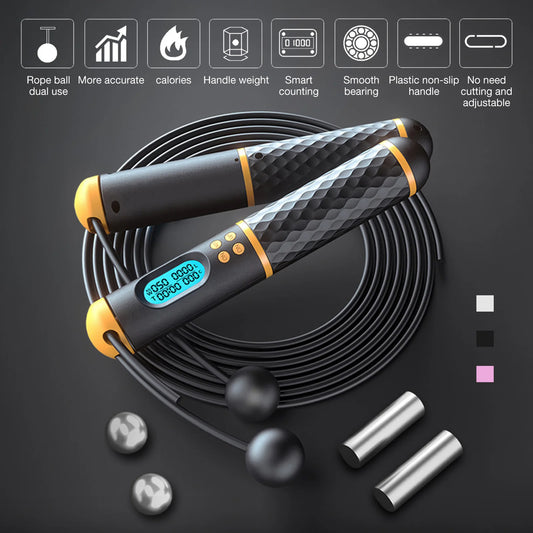 FitPulse Pro: Smart Digital Jump Rope - Your Ultimate CrossFit Companion for Weight Loss & Fitness Goals