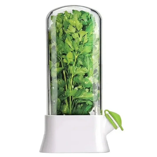 Fresh Herb and Vegetable Preservation: Herb Saver Storage Bottles for Refrigerator