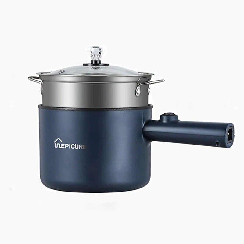 Versatile 220V Electric Cooker: Single/Double Layer Hot Pot & Rice Cooker for Home Use, Student Dorms, Mini Non-Stick Pan